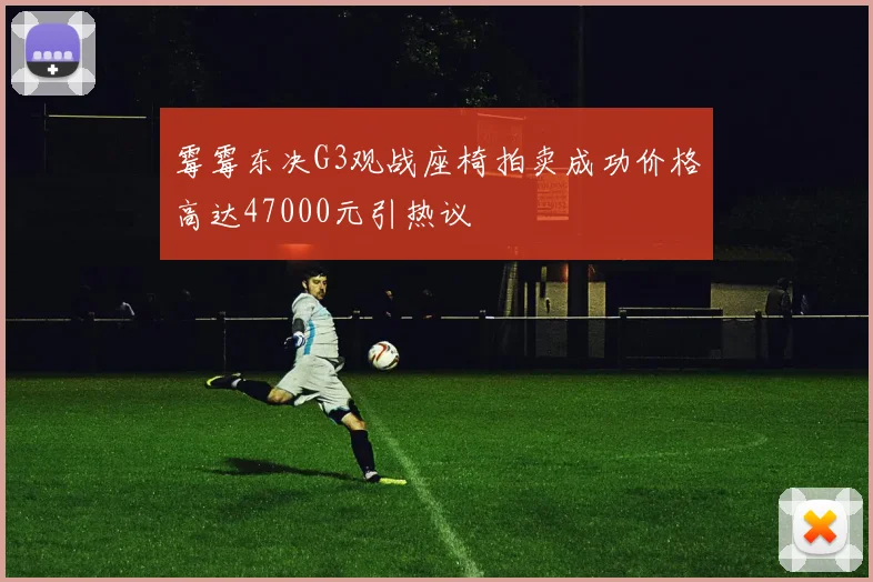 霉霉东决G3观战座椅拍卖成功价格高达47000元引热议